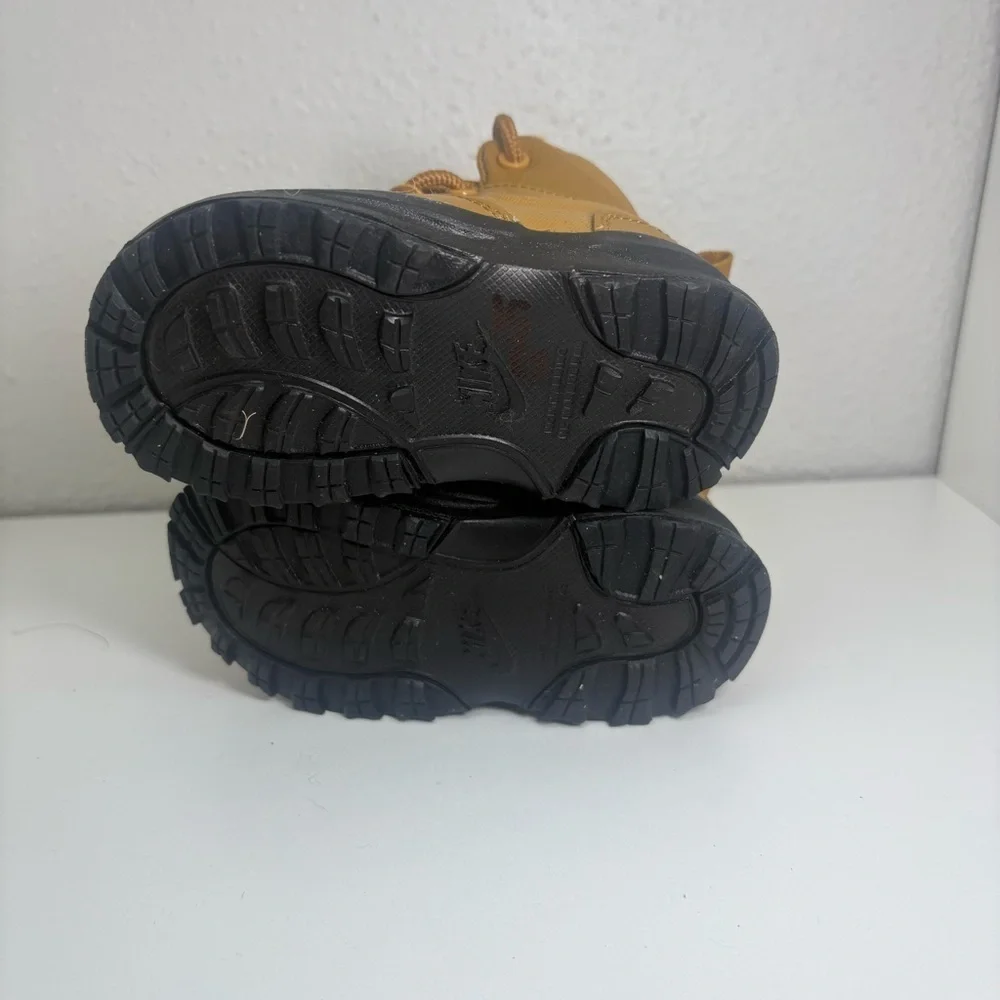 Nike Manoa LTR TD Tan Brown Boot Shoe Toddler SZ 4C BQ5374-700